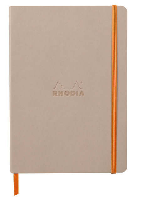 Rhodia Softcover Notebook - A5 - Rose Smoke - Dotted